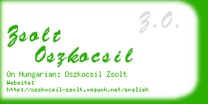 zsolt oszkocsil business card